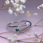 Vòng tay và nhẫn kiểu lá Ngọc Trai