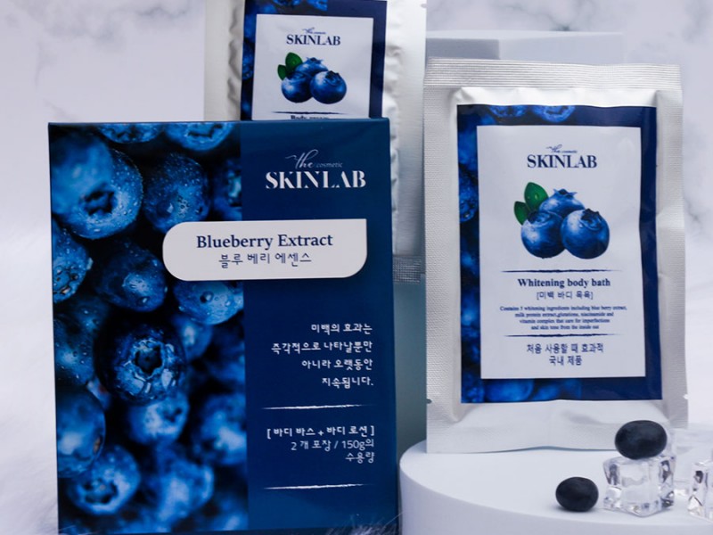 Set tắm trắng da toàn thân Blueberry