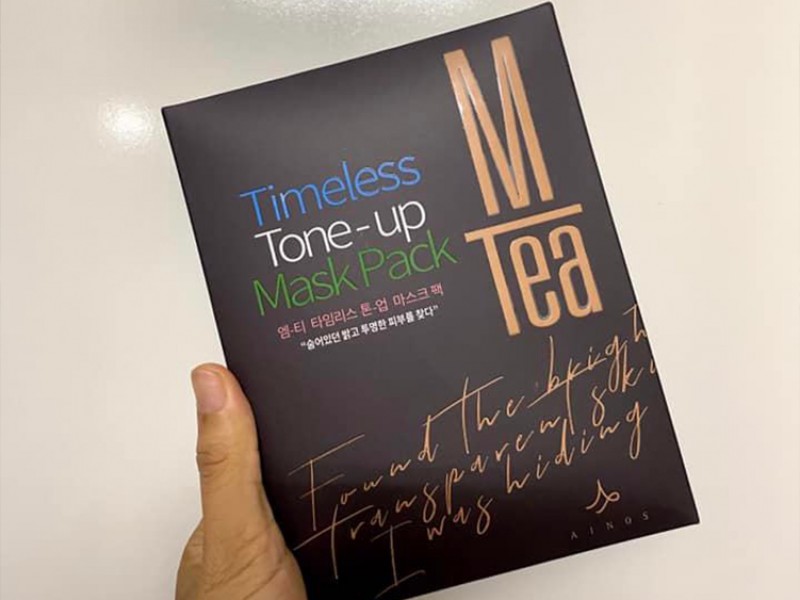 Mặt nạ Trà xanh Hàn Quốc Timeless Tone-up M Tea