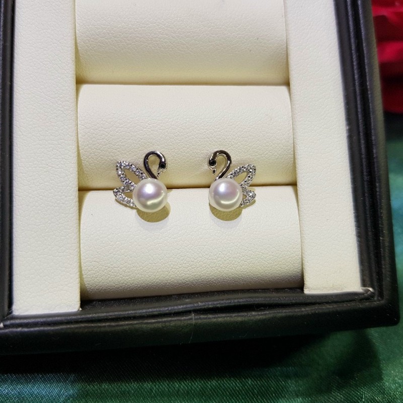 Hoa tai ngọc trai thiên nga HTTN