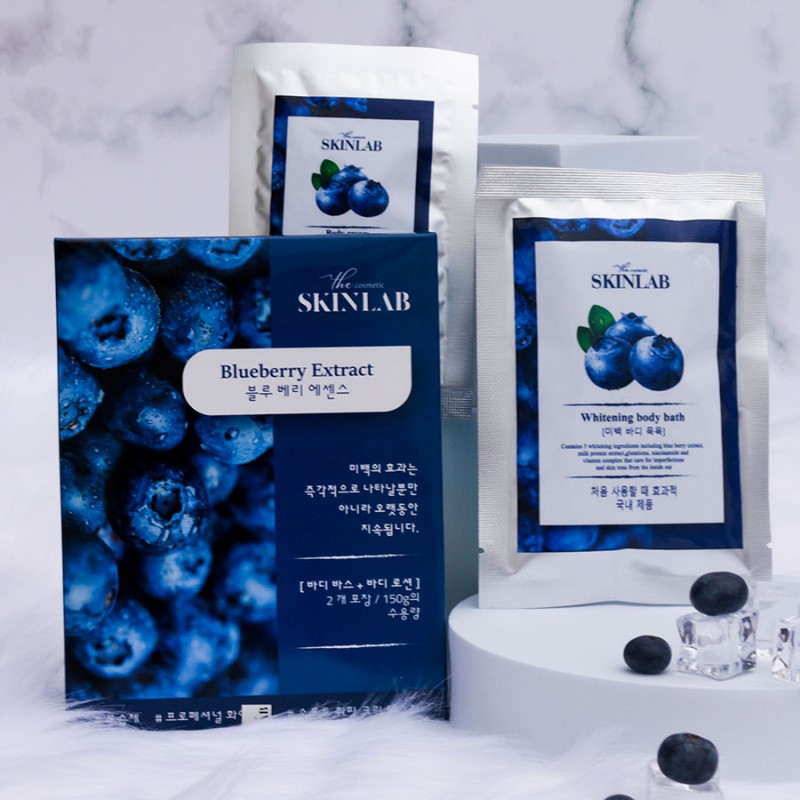 Set tắm trắng da toàn thân Blueberry