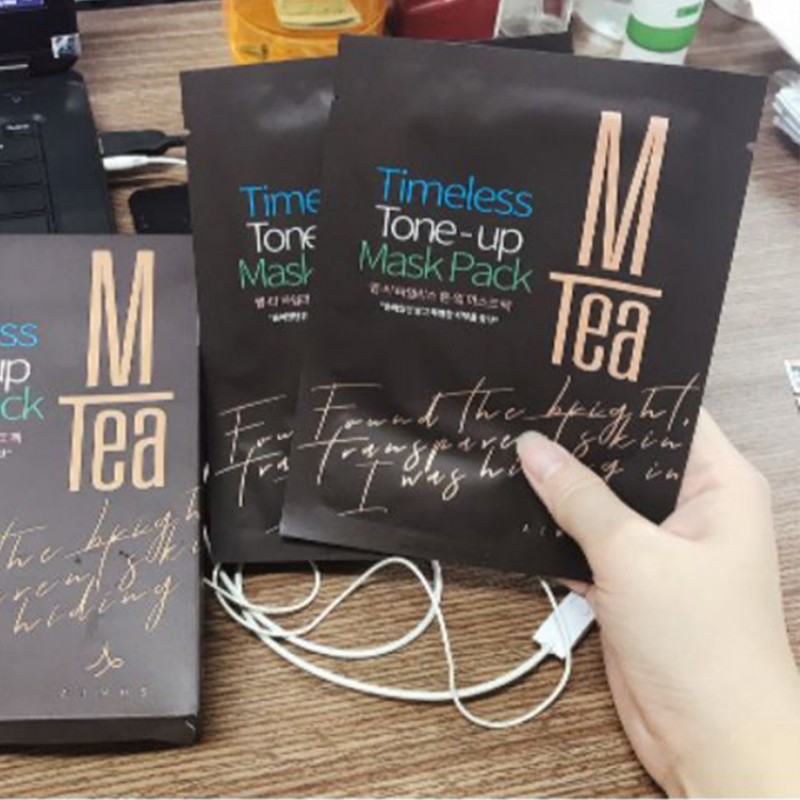 Mặt nạ Trà xanh Hàn Quốc Timeless Tone-up M Tea